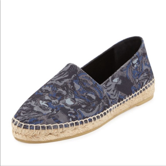 Kenzo Shoes - Kenzo Flying Tiger Canvas Espadrilles Flat